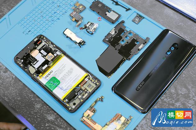 拆解OPPO Reno 10倍变焦版手机:爱模切爱拆机 拆解OPPO Reno 10倍变焦版手机:爱模切爱拆机